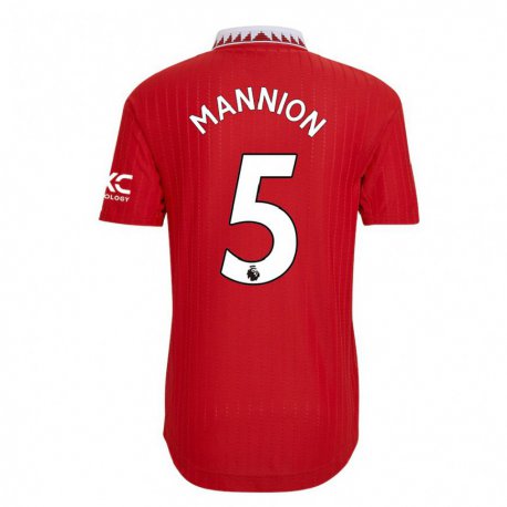 Kandiny Hombre Camiseta Aoife Mannion #5 Rojo 1ª Equipación 2022/23 La Camisa Chile