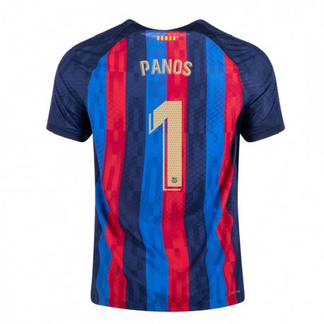Kandiny Hombre Camiseta Sandra Panos #1 Azul Escarlata 1ª Equipación 2022/23 La Camisa Chile