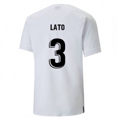 Kandiny Hombre Camiseta Toni Lato #3 Blanco Cremoso 1ª Equipación 2022/23 La Camisa Chile