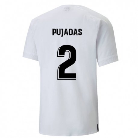 Kandiny Hombre Camiseta Berta Pujadas #2 Blanco Cremoso 1ª Equipación 2022/23 La Camisa Chile