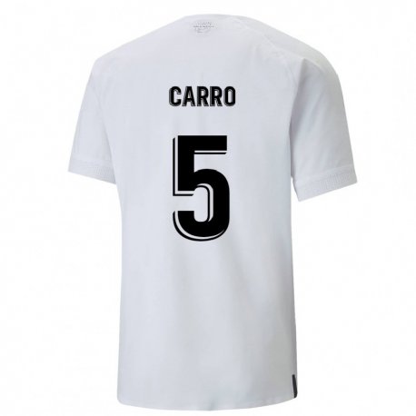 Kandiny Hombre Camiseta Marta Carro #5 Blanco Cremoso 1ª Equipación 2022/23 La Camisa Chile