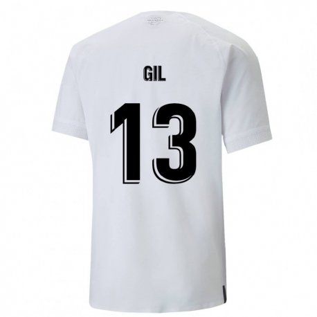 Kandiny Hombre Camiseta Noelia Gil #13 Blanco Cremoso 1ª Equipación 2022/23 La Camisa Chile
