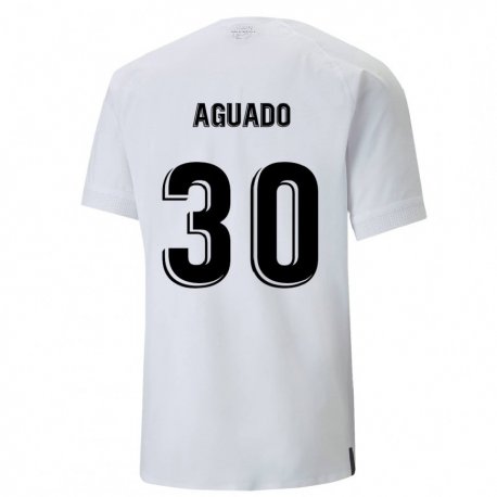 Kandiny Hombre Camiseta Julia Aguado #30 Blanco Cremoso 1ª Equipación 2022/23 La Camisa Chile
