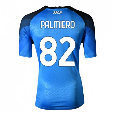 Kandiny Hombre Camiseta Luca Palmiero #82 Azul Oscuro Gris 1ª Equipación 2022/23 La Camisa Chile