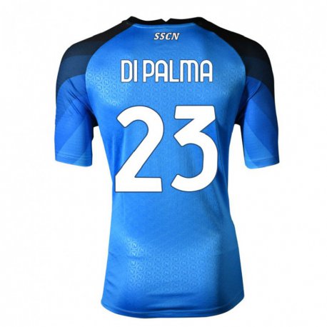 Kandiny Hombre Camiseta Manuel Di Palma #23 Azul Oscuro Gris 1ª Equipación 2022/23 La Camisa Chile