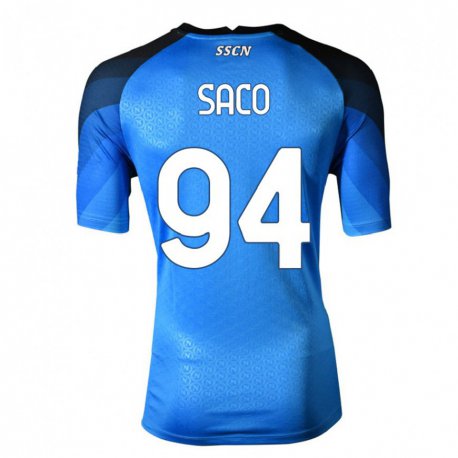 Kandiny Hombre Camiseta Coli Saco #94 Azul Oscuro Gris 1ª Equipación 2022/23 La Camisa Chile