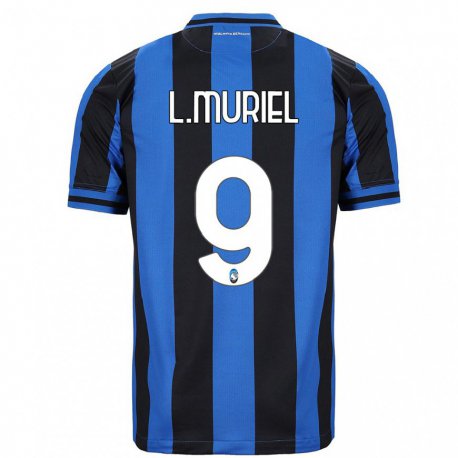 Kandiny Hombre Camiseta Luis Muriel #9 Azul Negro 1ª Equipación 2022/23 La Camisa Chile