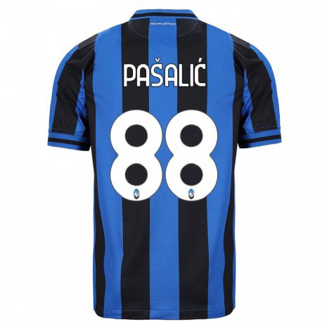 Kandiny Hombre Camiseta Mario Pasalic #88 Azul Negro 1ª Equipación 2022/23 La Camisa Chile