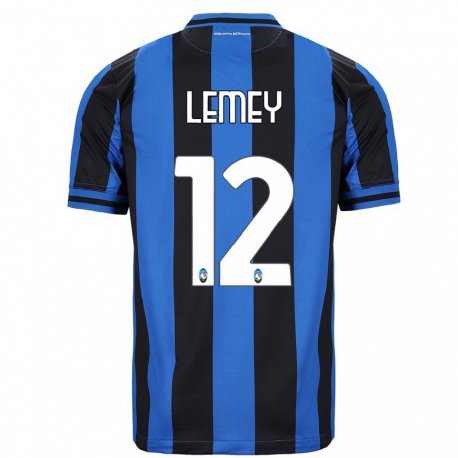 Kandiny Hombre Camiseta Diede Lemey #12 Azul Negro 1ª Equipación 2022/23 La Camisa Chile
