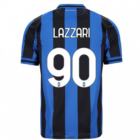 Kandiny Hombre Camiseta Ilaria Lazzari #90 Azul Negro 1ª Equipación 2022/23 La Camisa Chile