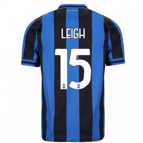 Kandiny Hombre Camiseta Adrienne Leigh #15 Azul Negro 1ª Equipación 2022/23 La Camisa Chile