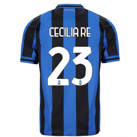 Kandiny Hombre Camiseta Cecilia Re #23 Azul Negro 1ª Equipación 2022/23 La Camisa Chile