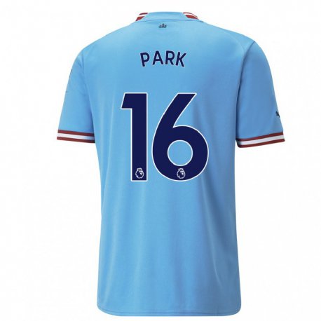 Kandiny Hombre Camiseta Jess Park #16 Azul Rojo 1ª Equipación 2022/23 La Camisa Chile