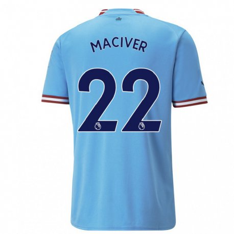Kandiny Hombre Camiseta Sandy Maciver #22 Azul Rojo 1ª Equipación 2022/23 La Camisa Chile