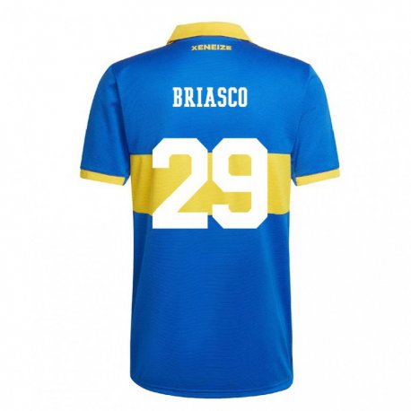 Kandiny Hombre Camiseta Norberto Briasco #29 Amarillo Olímpico 1ª Equipación 2022/23 La Camisa Chile