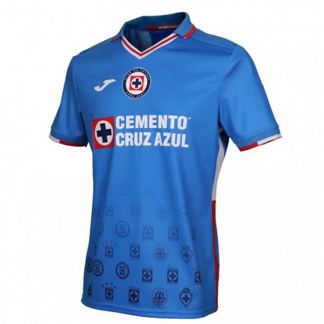 Kandiny Hombre Camiseta Ivonne Gutierrez #23 Azure Azul 1ª Equipación 2022/23 La Camisa Chile