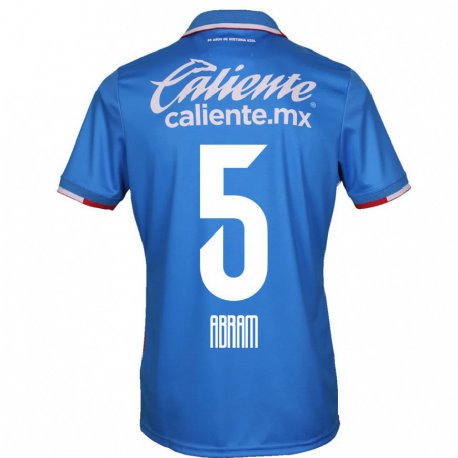 Kandiny Hombre Camiseta Luis Abram #5 Azure Azul 1ª Equipación 2022/23 La Camisa Chile