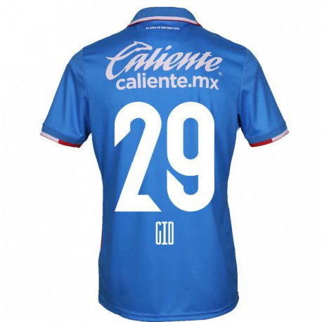 Kandiny Hombre Camiseta Claudia Cid #29 Azure Azul 1ª Equipación 2022/23 La Camisa Chile