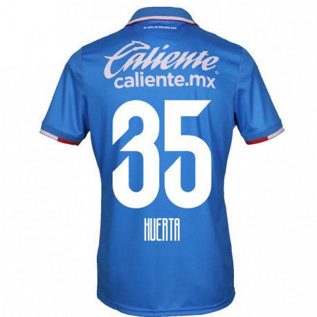 Kandiny Hombre Camiseta Renata Huerta #35 Azure Azul 1ª Equipación 2022/23 La Camisa Chile