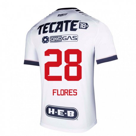 Kandiny Hombre Camiseta Silvana Flores #28 Espacio En Blanco 1ª Equipación 2022/23 La Camisa Chile