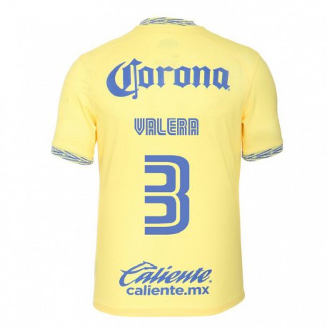 Kandiny Hombre Camiseta Selene Valera #3 Limon Amarillo 1ª Equipación 2022/23 La Camisa Chile