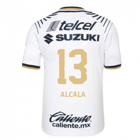 Kandiny Hombre Camiseta Gil Alcala #13 Mezclilla Blanca 1ª Equipación 2022/23 La Camisa Chile