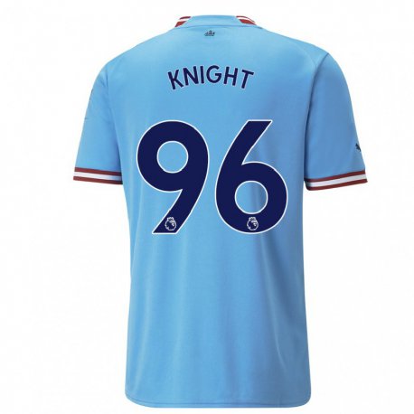 Kandiny Hombre Camiseta Ben Knight #96 Azul Rojo 1ª Equipación 2022/23 La Camisa Chile