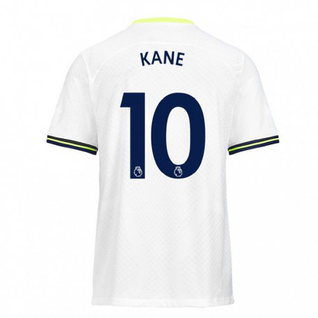 Kandiny Hombre Camiseta Harry Kane #10 Blanco Verde 1ª Equipación 2022/23 La Camisa Chile