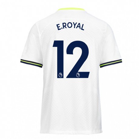 Kandiny Hombre Camiseta Emerson Royal #12 Blanco Verde 1ª Equipación 2022/23 La Camisa Chile