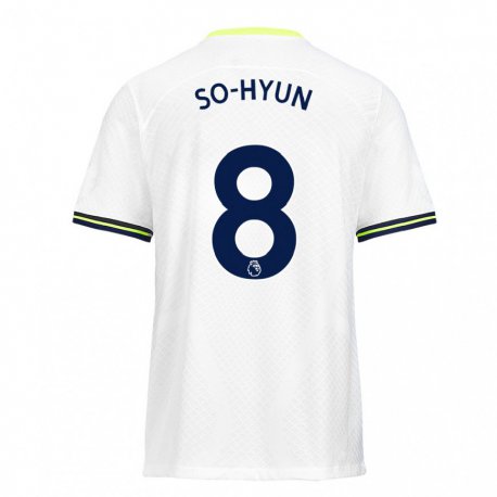 Kandiny Hombre Camiseta Cho So-hyun #8 Blanco Verde 1ª Equipación 2022/23 La Camisa Chile