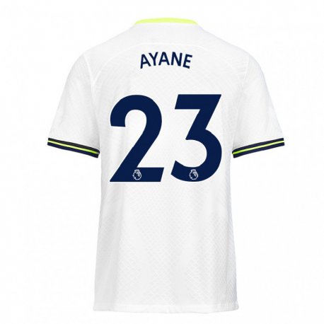 Kandiny Hombre Camiseta Rosella Ayane #23 Blanco Verde 1ª Equipación 2022/23 La Camisa Chile