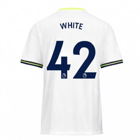 Kandiny Hombre Camiseta Harvey White #42 Blanco Verde 1ª Equipación 2022/23 La Camisa Chile