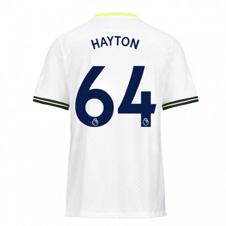 Kandiny Hombre Camiseta Adam Hayton #64 Blanco Verde 1ª Equipación 2022/23 La Camisa Chile