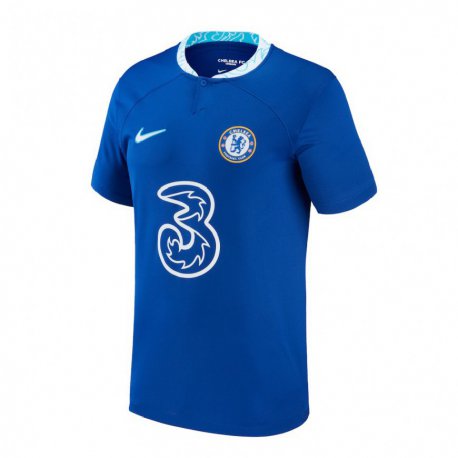 Kandiny Hombre Camiseta Fran Kirby #14 Azul Oscuro 1ª Equipación 2022/23 La Camisa Chile