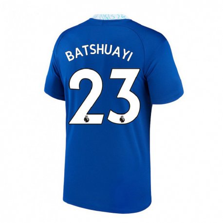 Kandiny Hombre Camiseta Michy Batshuayi #23 Azul Oscuro 1ª Equipación 2022/23 La Camisa Chile