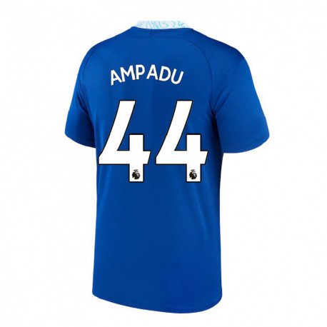 Kandiny Hombre Camiseta Ethan Ampadu #44 Azul Oscuro 1ª Equipación 2022/23 La Camisa Chile