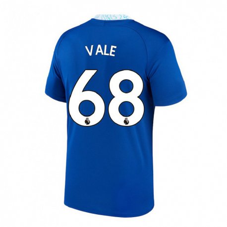Kandiny Hombre Camiseta Harvey Vale #68 Azul Oscuro 1ª Equipación 2022/23 La Camisa Chile