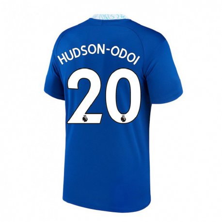 Kandiny Hombre Camiseta Callum Hudson-Odoi #20 Azul Oscuro 1ª Equipación 2022/23 La Camisa Chile