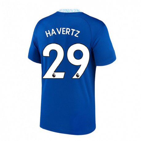 Kandiny Hombre Camiseta Kai Havertz #29 Azul Oscuro 1ª Equipación 2022/23 La Camisa Chile