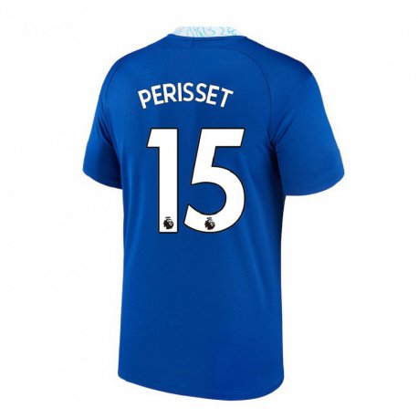 Kandiny Hombre Camiseta Eve Perisset #15 Azul Oscuro 1ª Equipación 2022/23 La Camisa Chile