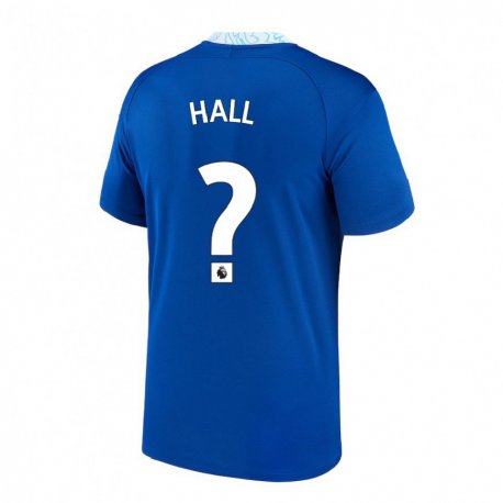 Kandiny Hombre Camiseta Lewis Hall #0 Azul Oscuro 1ª Equipación 2022/23 La Camisa Chile
