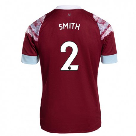 Kandiny Hombre Camiseta Kirsty Smith #2 Burdeos 1ª Equipación 2022/23 La Camisa Chile