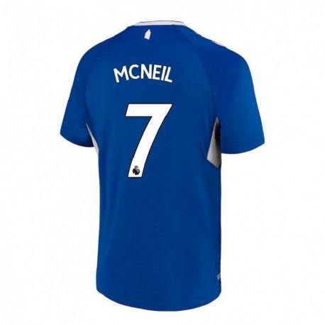 Kandiny Hombre Camiseta Dwight McNeil #7 Azul Oscuro Blanco 1ª Equipación 2022/23 La Camisa Chile