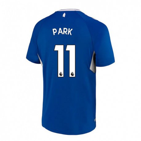 Kandiny Hombre Camiseta Jess Park #11 Azul Oscuro Blanco 1ª Equipación 2022/23 La Camisa Chile