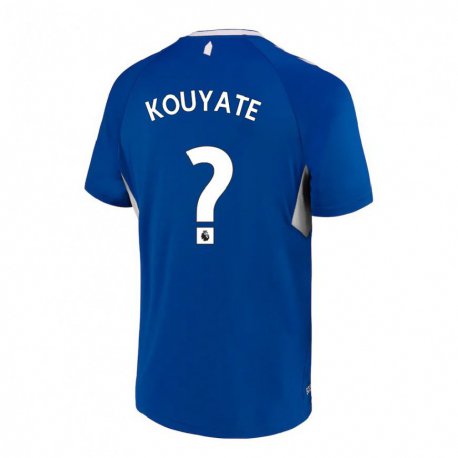 Kandiny Hombre Camiseta Katia Kouyate #0 Azul Oscuro Blanco 1ª Equipación 2022/23 La Camisa Chile