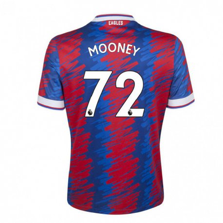 Kandiny Hombre Camiseta Fionn Mooney #72 Rojo Azul 1ª Equipación 2022/23 La Camisa Chile