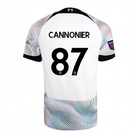 Kandiny Hombre Camiseta Oakley Cannonier #87 Blanco Colorido 2ª Equipación 2022/23 La Camisa Chile