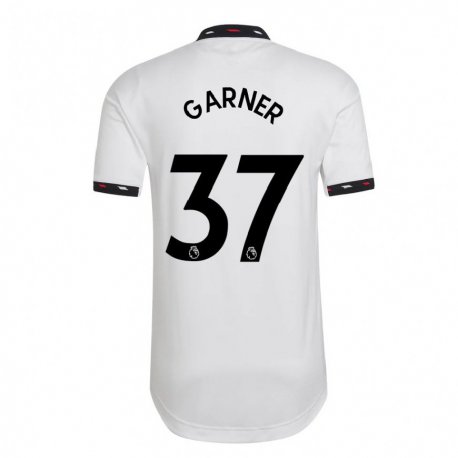 Kandiny Hombre Camiseta James Garner #37 Blanco 2ª Equipación 2022/23 La Camisa Chile