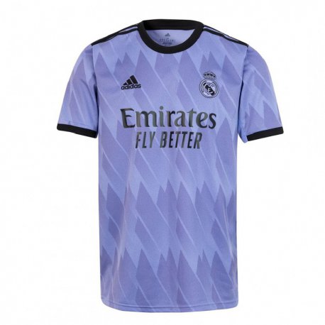 Kandiny Hombre Camiseta Rocio Galvez #4 Púrpura Negro 2ª Equipación 2022/23 La Camisa Chile