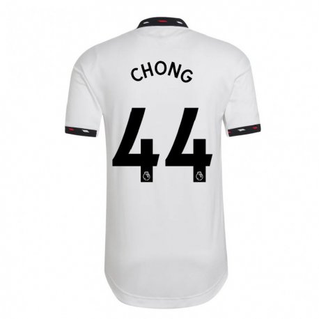 Kandiny Hombre Camiseta Tahith Chong #44 Blanco 2ª Equipación 2022/23 La Camisa Chile